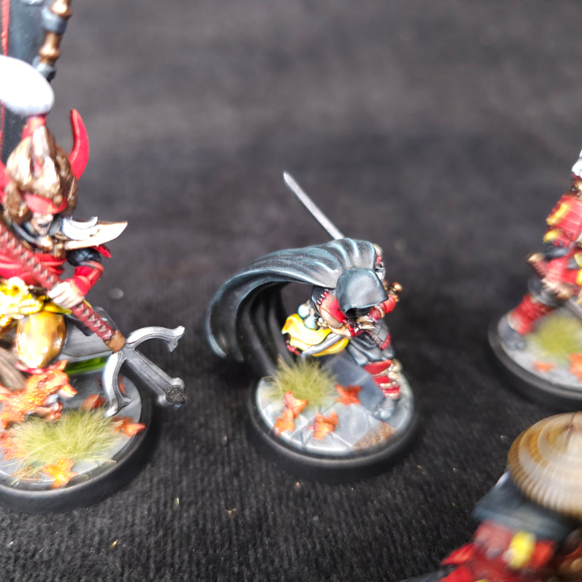 Bloodfields - Dragon Empire Warriors - Painted D&D Samurai - detail and alternate view 3