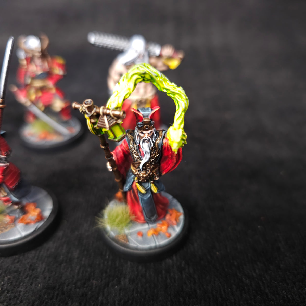 Bloodfields - Dragon Empire Warriors - Painted D&D Samurai - detail and alternate view 6