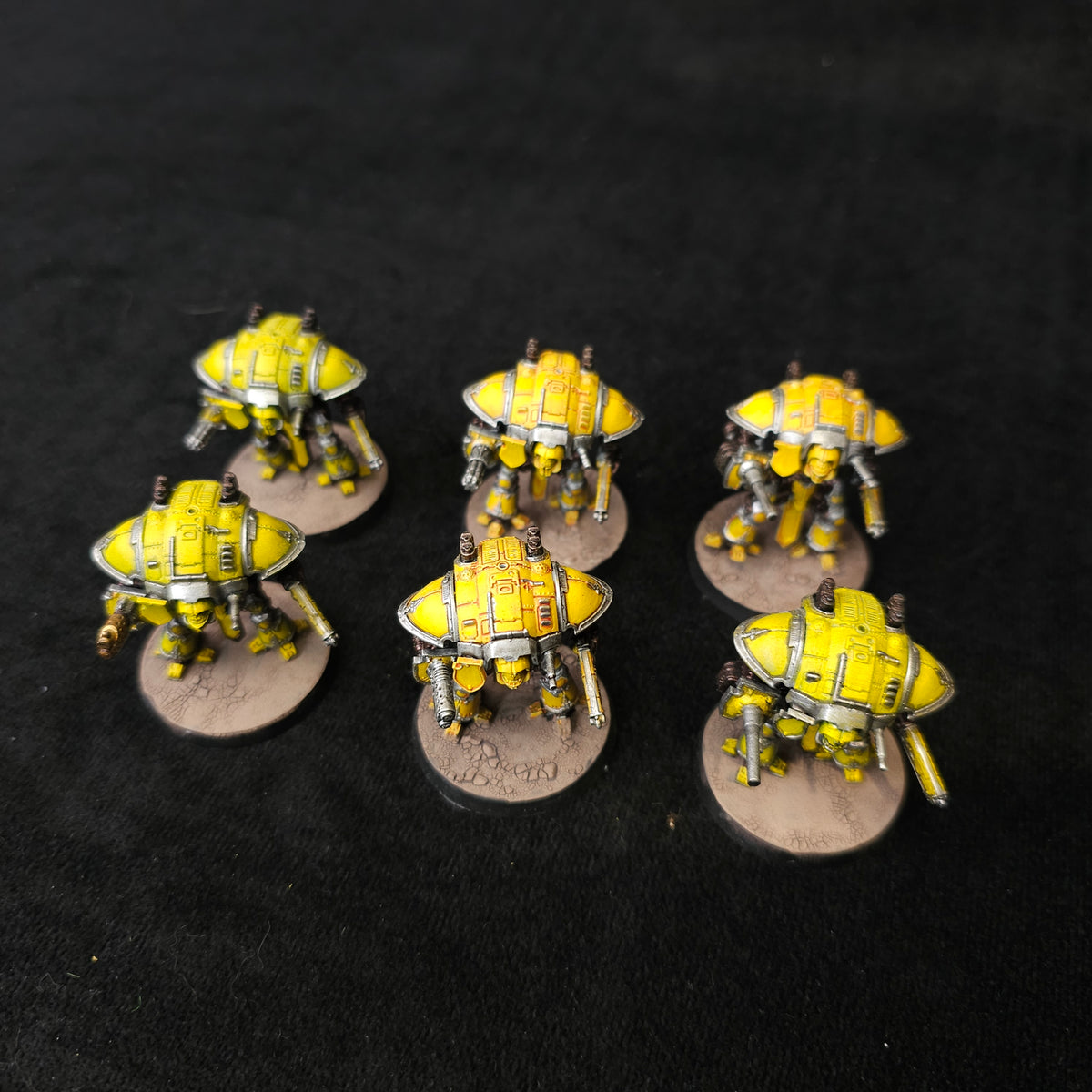 Yellow Questoris Knights - full lot overview