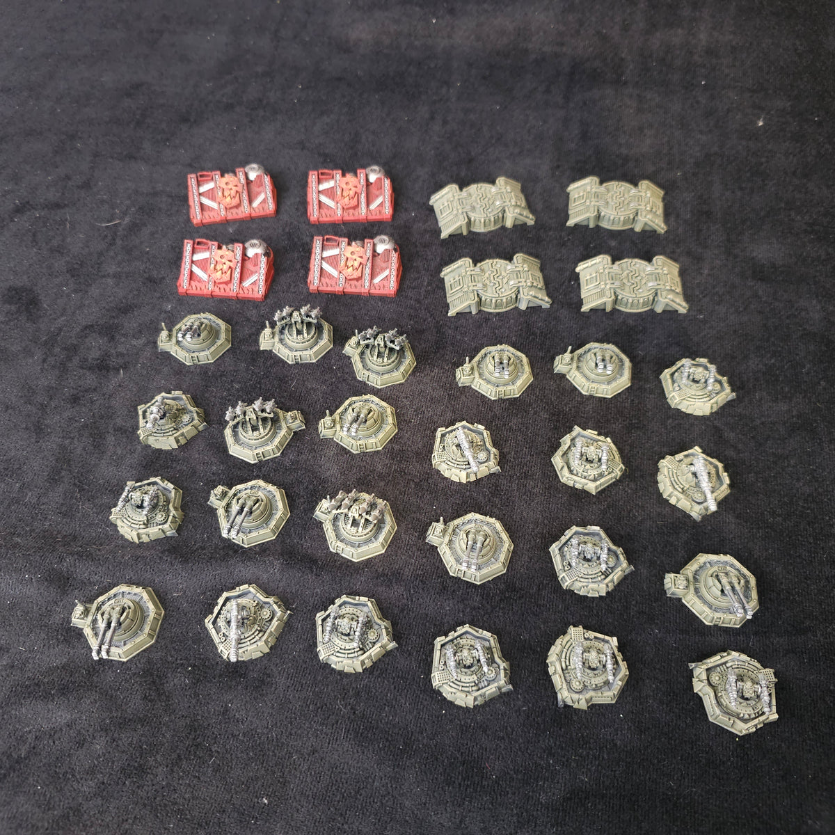 Imperial and Ork Ground Assets - full lot overview