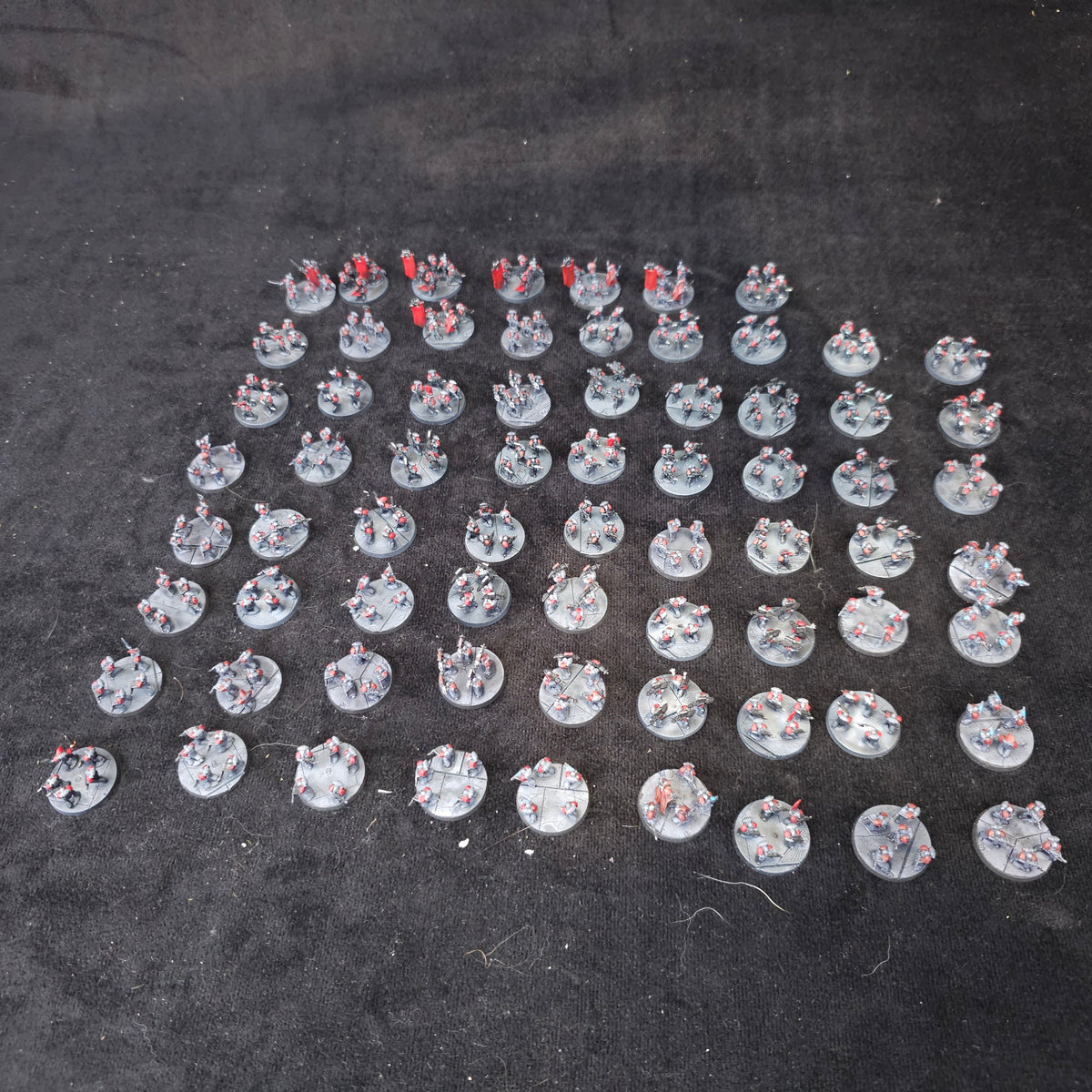 Painted Infantry and Command Force - full lot overview