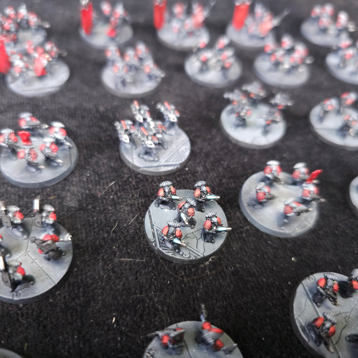 Painted Infantry and Command Force - detail view 4