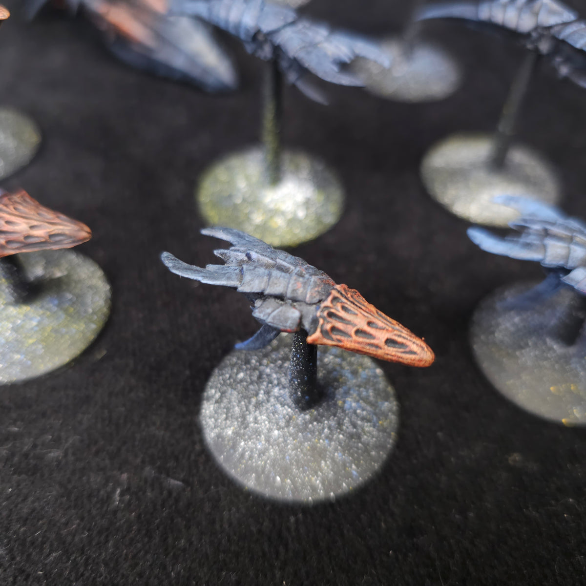 Blue and Brown Converted Tyranid Fleet - detail view 5