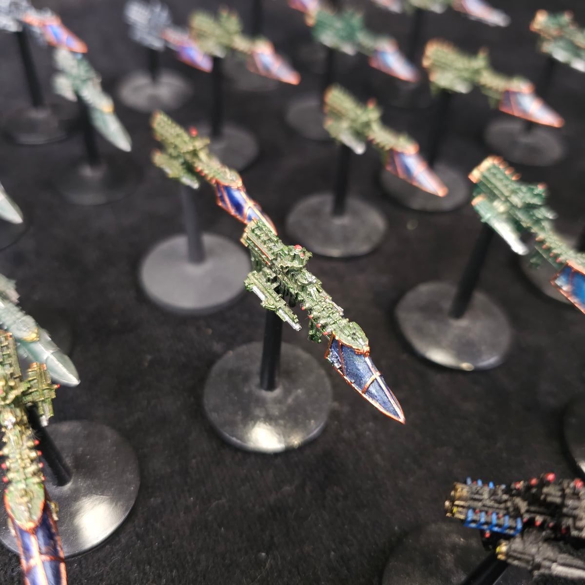 Painted Imperial Frigate Flotilla - detail view 2