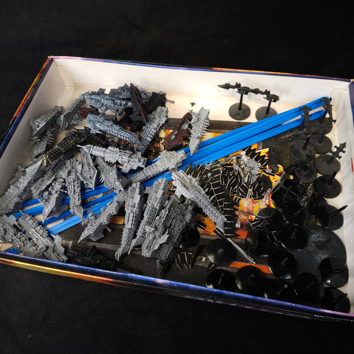 Mixed Imperial and Chaos Ship Collection - Unpainted - full lot overview