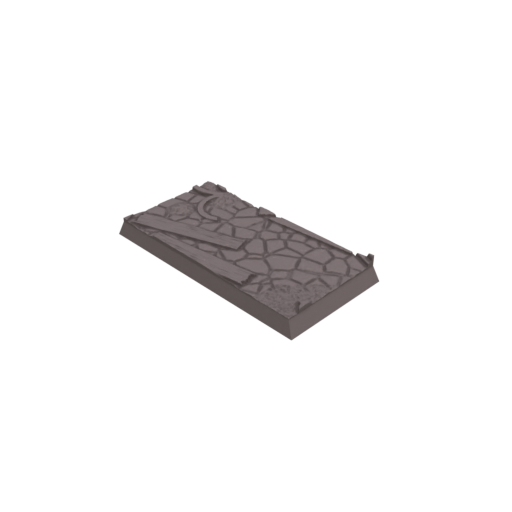 30x60mm Cobblestone Ruined Square Bases (Set of 5)
