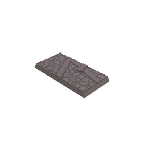 30x60mm Cobblestone Ruined Square Bases (Set of 5)