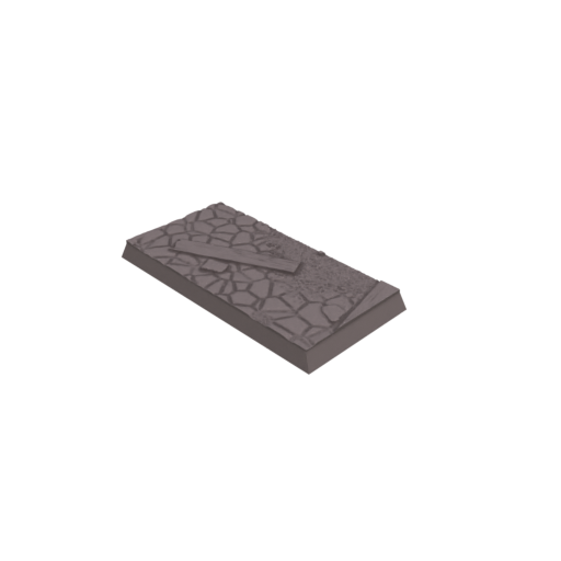 30x60mm Cobblestone Ruined Square Bases (Set of 5)