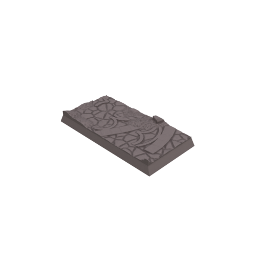 30x60mm Cobblestone Ruined Square Bases (Set of 5)