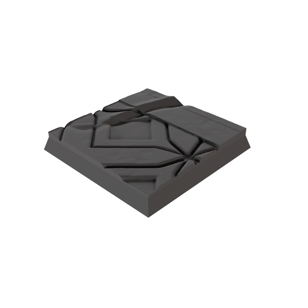 40mm Jungle Square Bases (Set of 5)