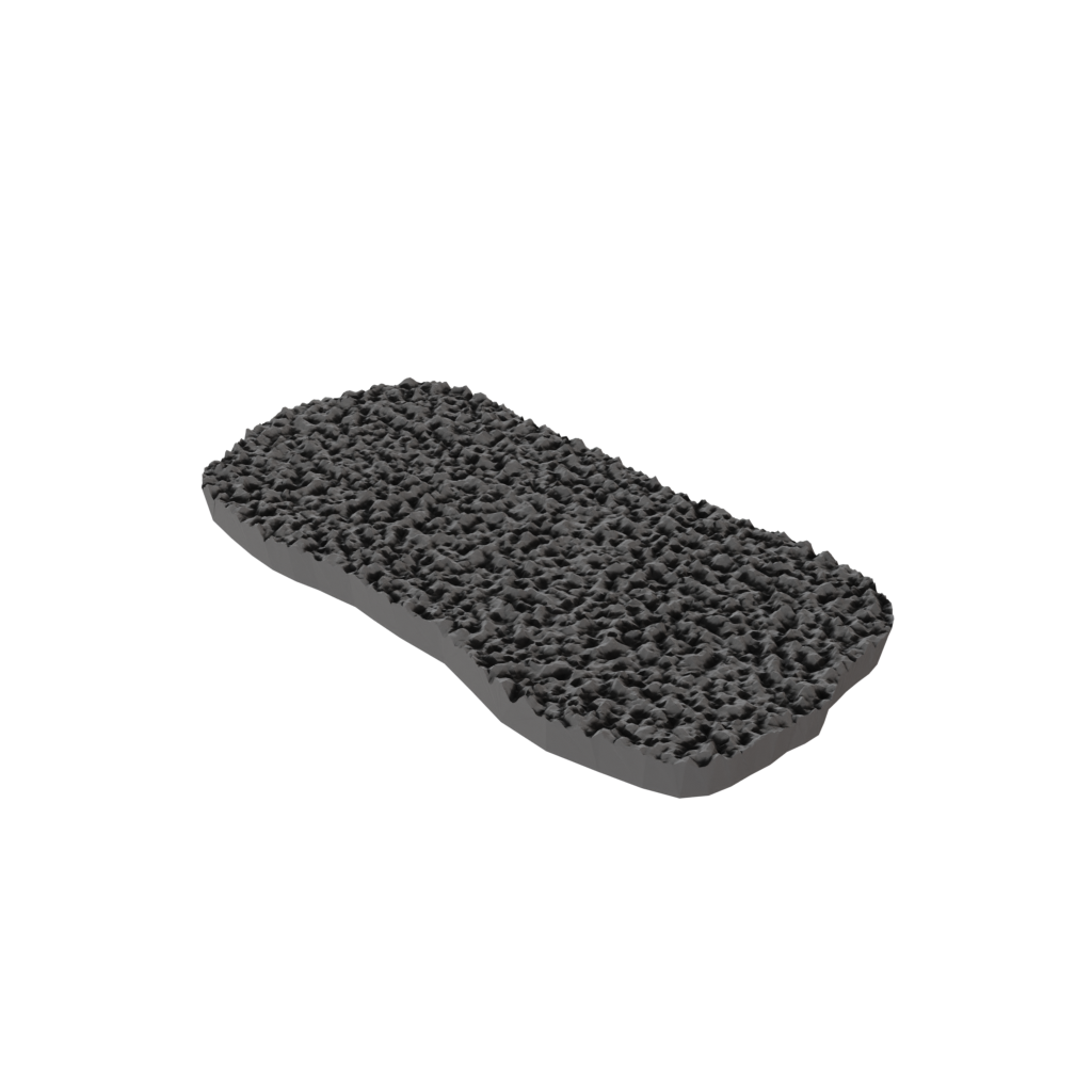 40x60mm square to 42x75mm oval Desert - Rank and Flank Base Adapters