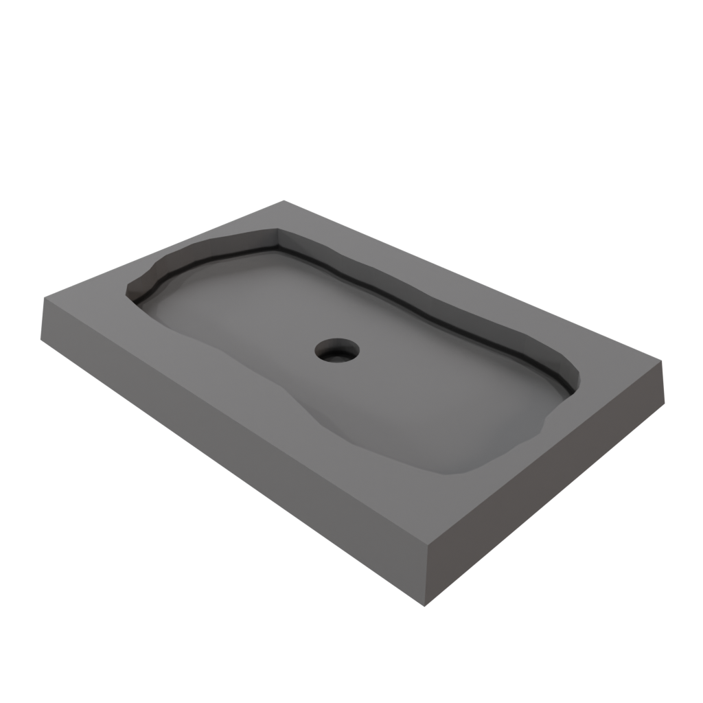 40x60mm square to 42x75mm oval Untextured - Rank and Flank Base Adapters