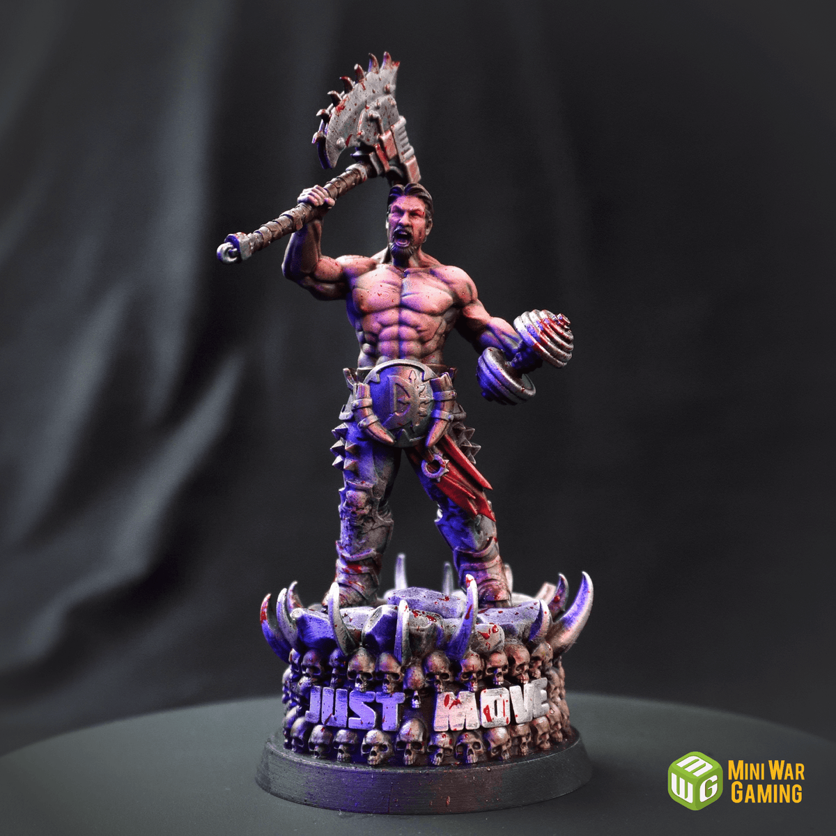 Berserker Dave - JUST MOVE Mini – The MiniWarGaming Forge