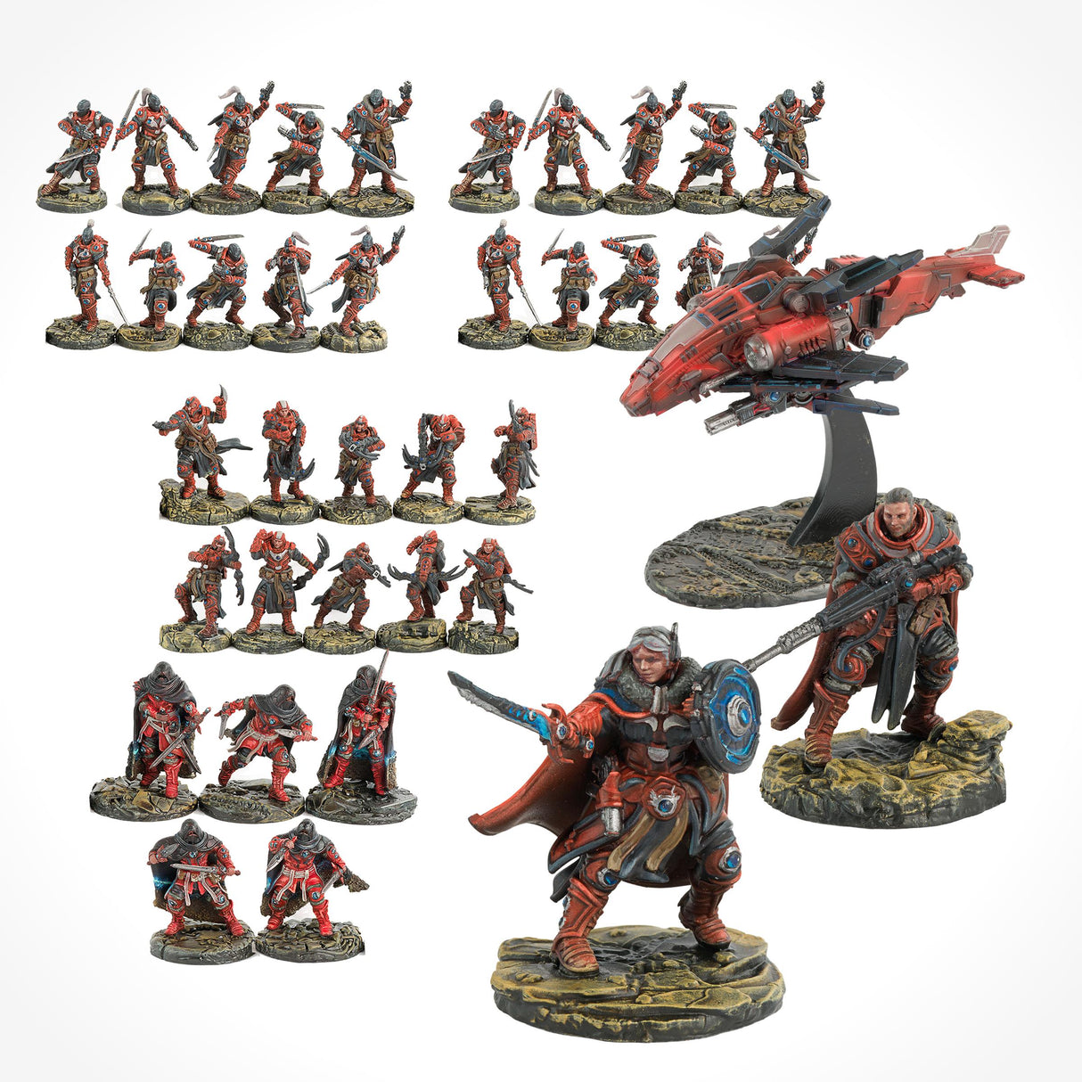 Phantoms of Revenant's Run Starter Army with Scud Fighter Dropship