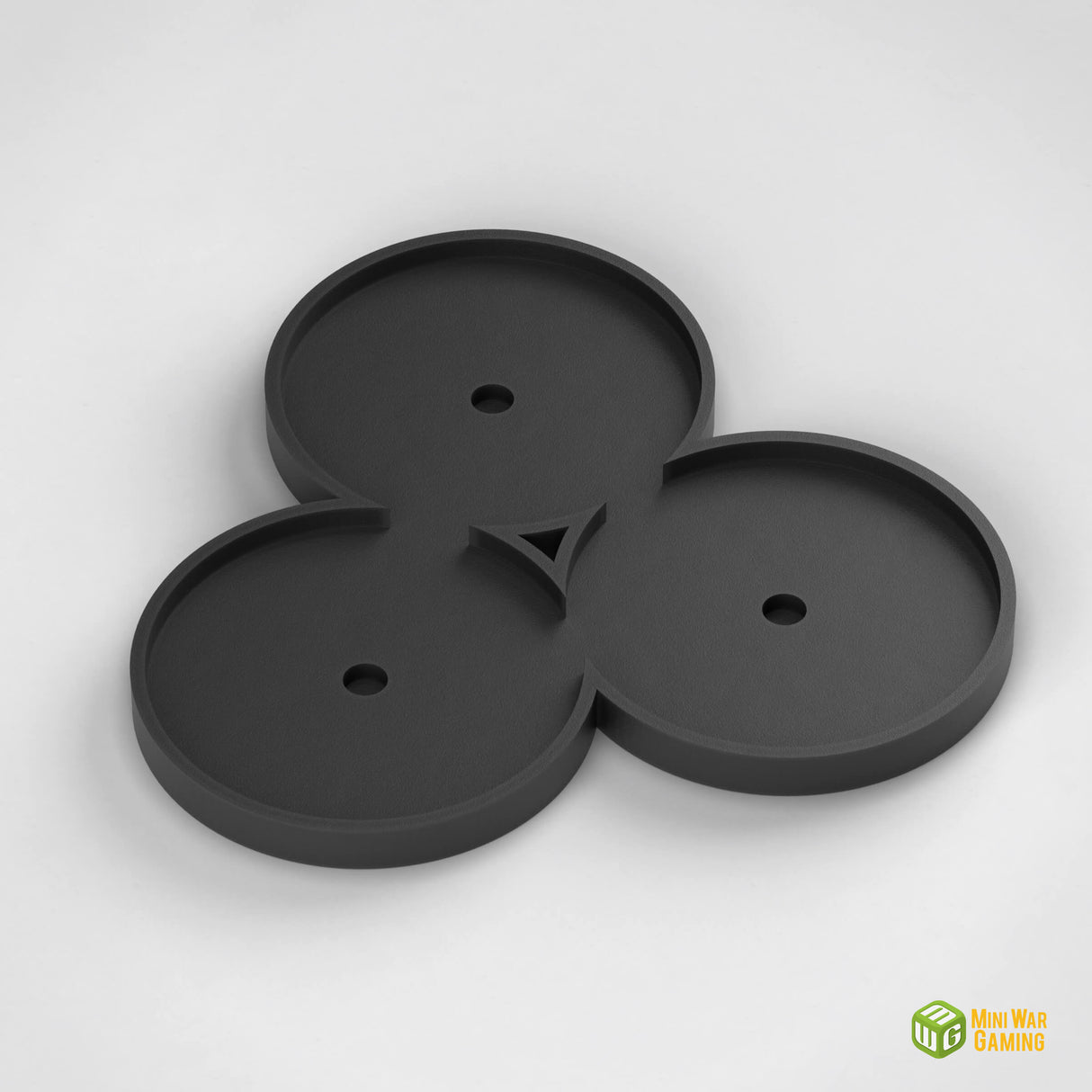 Round Movement Tray (3x 50mm) with Optional Magnet Slots