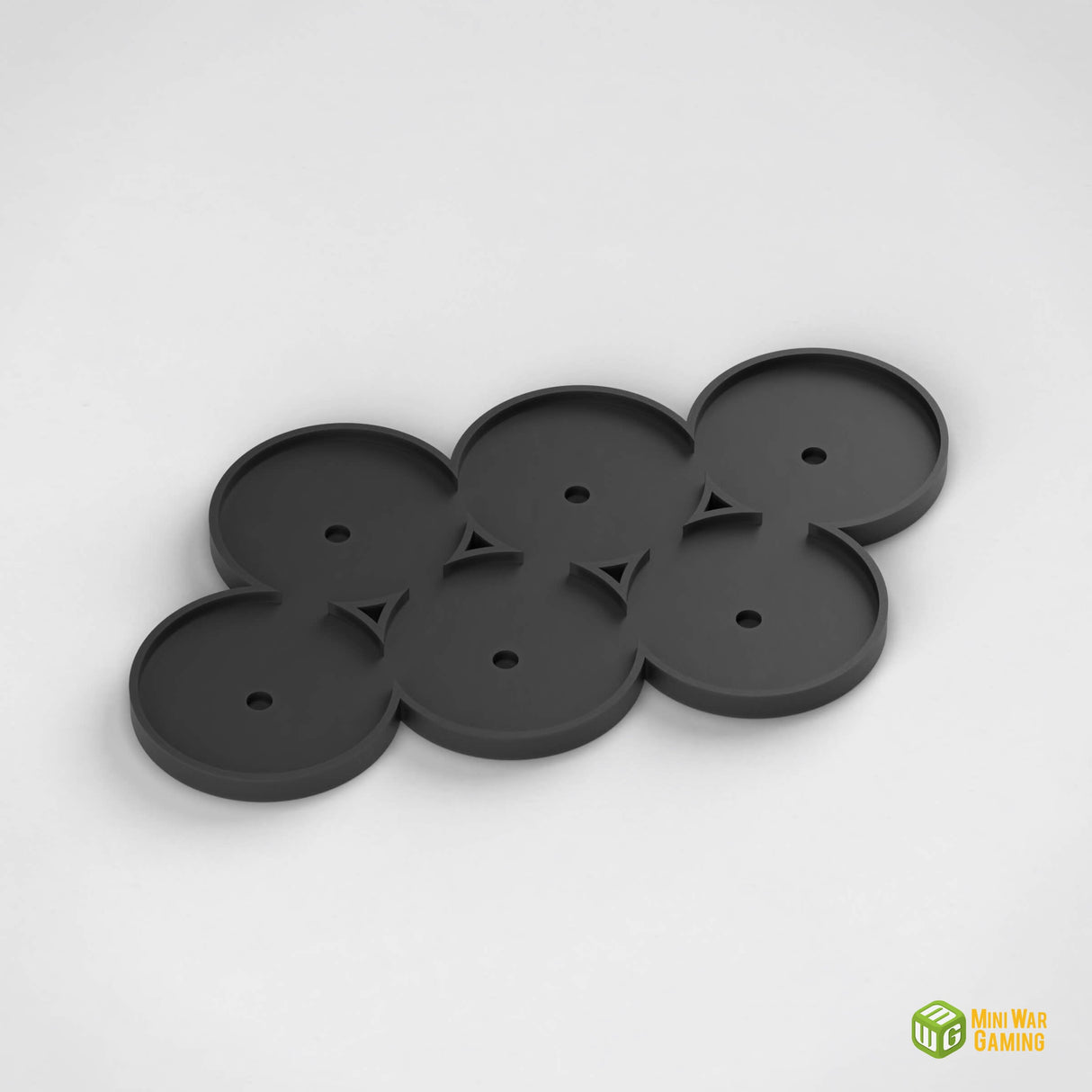 6x 50mm Round Formation Tray with Optional Magnet Slots