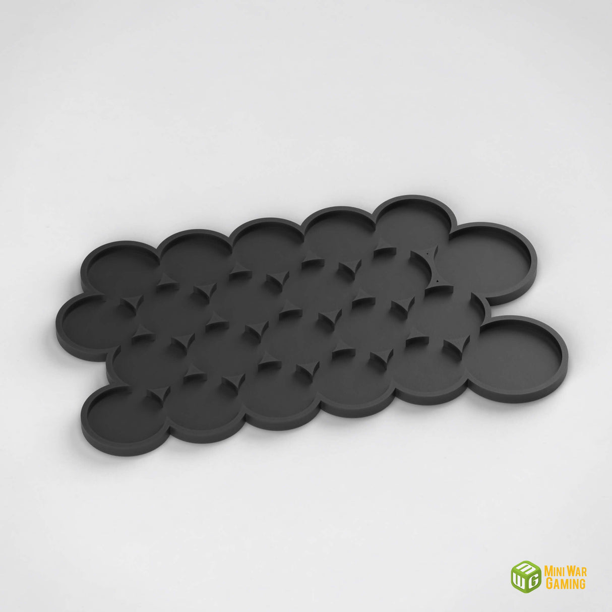 Round Movement Tray - 20+2 Infantry (25mm Bases)
