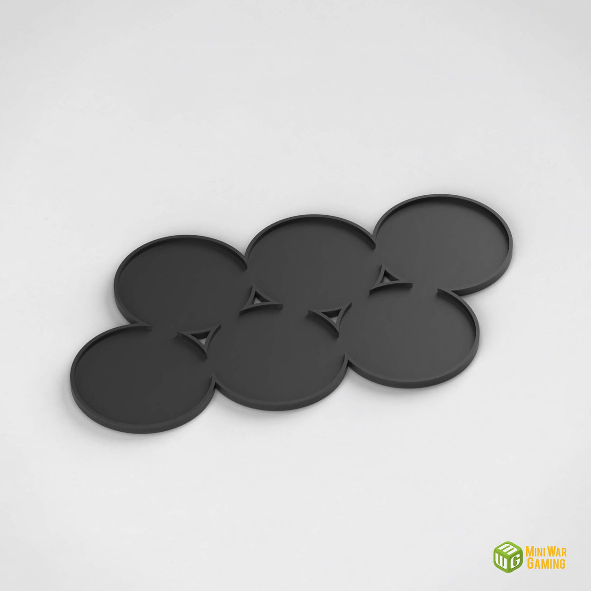 Round Movement Tray - 6x 65mm Bases with Optional Magnet Slots