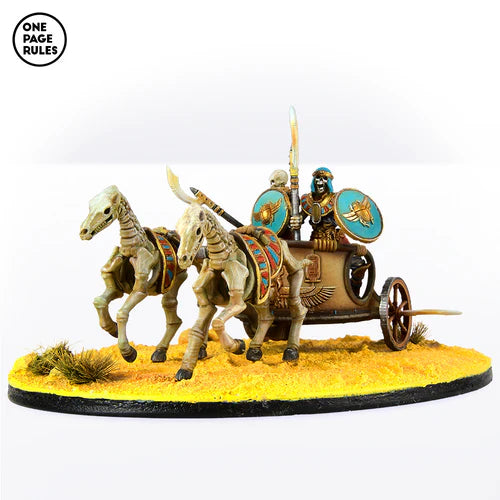 Mummified Skeleton on Spear Chariot