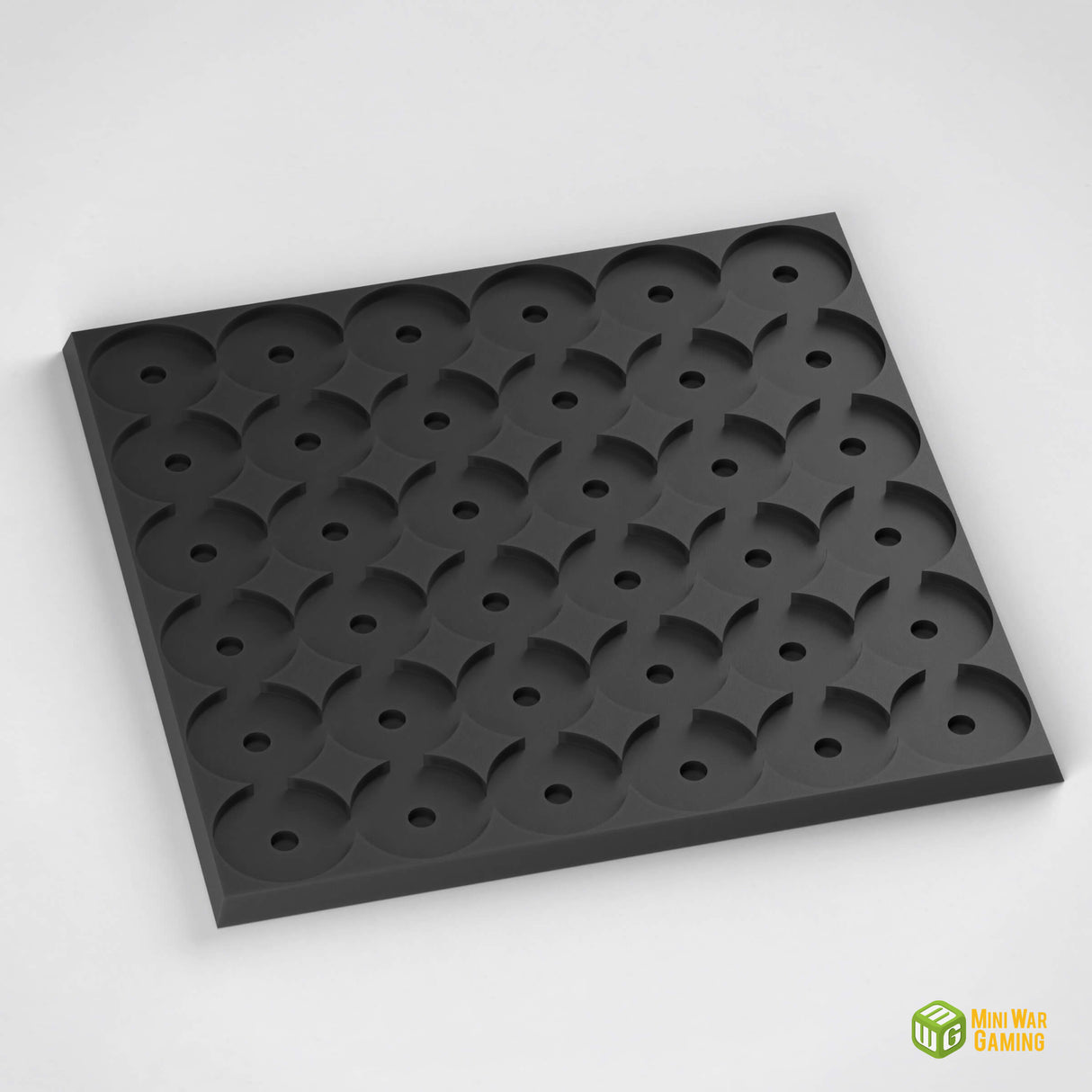 25mm round to 25mm square base 6x6 Movement Tray Converter