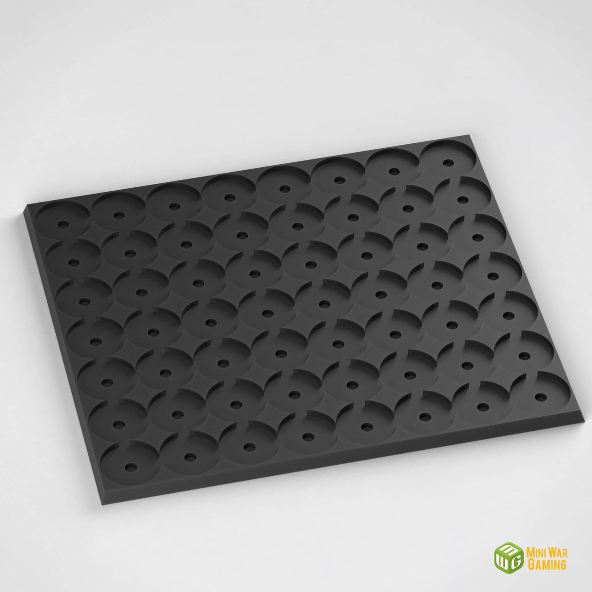 25mm round to 25mm square base 8x7 Movement Tray Converter