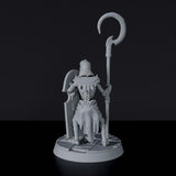 Fantasy miniatures of undead Ancestral Skeletons warrior with scythes - Bloodfields tabletop RPG game