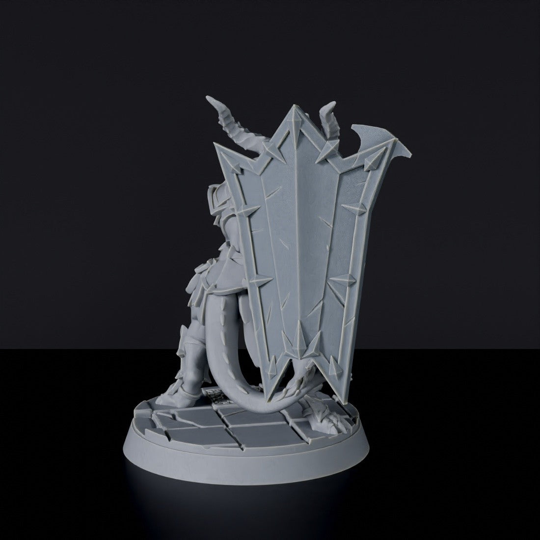 Miniature of demons fighters Demon Guards -  Demonic Kingdom dedicated set for Bloodfields tabletop wargame