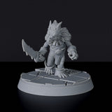 Miniature of dragonborns Dragonlings - Vile Dragonborn dedicated set for Bloodfields tabletop wargame