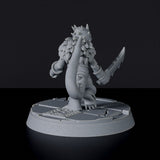 Miniature of dragonborns Dragonlings - Vile Dragonborn dedicated set for Bloodfields tabletop wargame