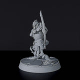 Miniature of skeleton fighter Dominion Archers with bow - Undead Dominion set for Bloodfields RPG wargame