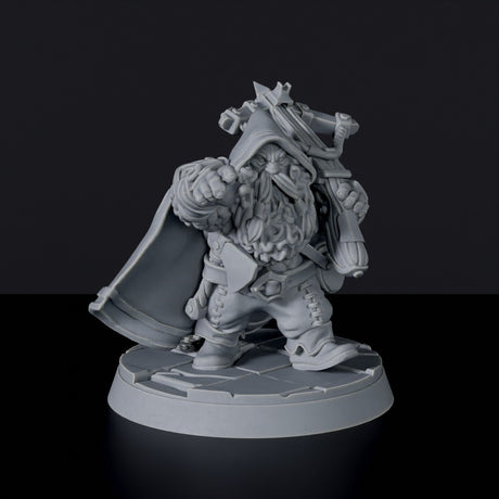 Miniature of Dwarf Ranger with crossbow - set for Bloodfields Metalbeard Dwarfs army