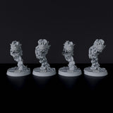 Fantasy miniatures of Horrid Spirits demons spirits warriors - Bloodfields tabletop RPG game