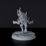 Fantasy miniatures of four elementals Mara'Kar - Bloodfields tabletop RPG game