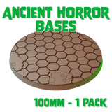 100mm Ancient Horror Round Base (Set of 1)