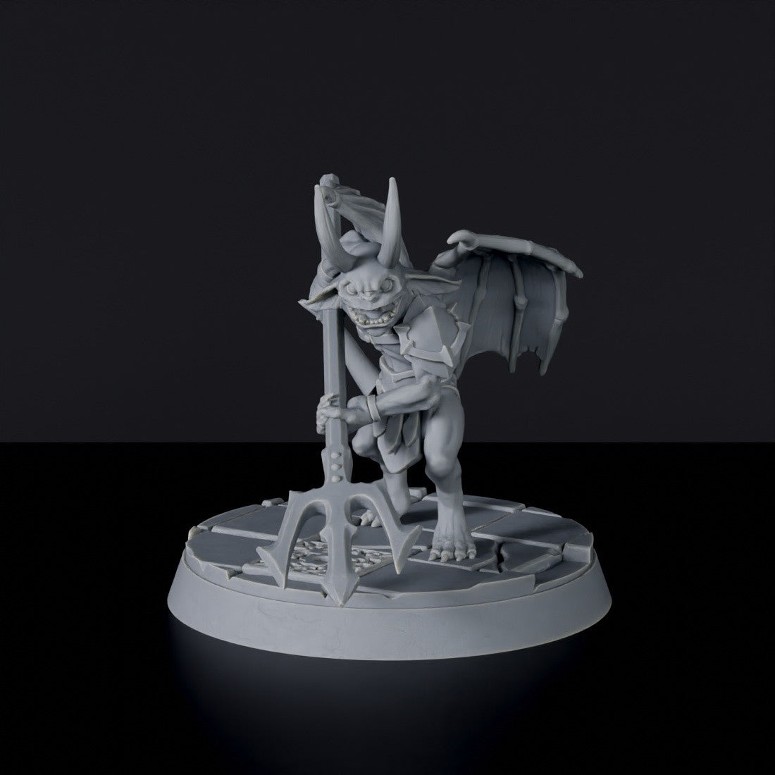 Miniature of demons fighters Menacing Imps -  Demonic Kingdom dedicated set for Bloodfields tabletop wargame