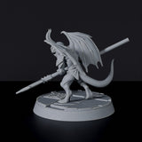 Dedicated set for Bloodfields Demonic Kingdom army - fantasy miniature of demon warriors with tridents Menacing Imps