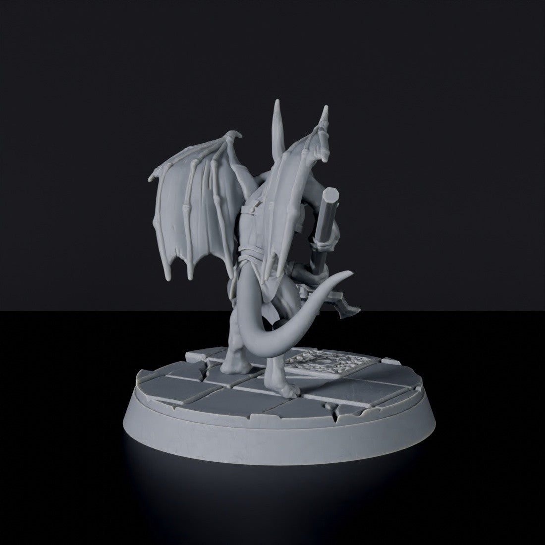 Miniature of demons fighters Menacing Imps -  Demonic Kingdom dedicated set for Bloodfields tabletop wargame