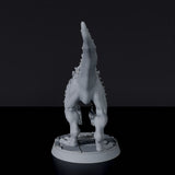 Fantasy miniatures of jurassic Raptors warriors for Jurassic Amazons army