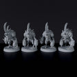 Fantasy miniatures of demon fighters Rotlings - Bloodfields tabletop RPG game