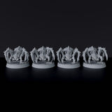 Fantasy miniatures of beast Spiderlings - dedicated set to Everdark Elves army for Bloodfields