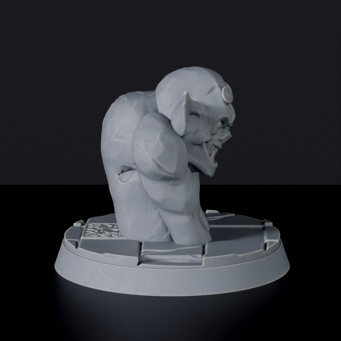 Fantasy miniature of Stone Gargoyles vampires monsters for Bloodfields tabletop RPG game