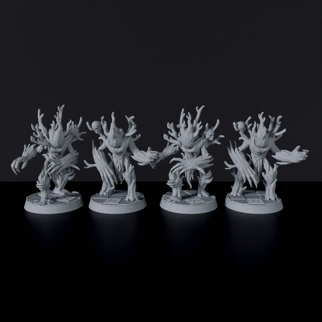 Fantasy miniatures of elves warriors Wood Spirits - dedicated set to army for Bloodfields