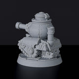 Miniature of gnomes XVP-100 Tanks warmachines - dedicated set for Tinkering Gnomes RPG army