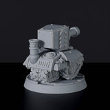 Fantasy miniatures of gnomes XVP-100 Tanks warmachines for Tinkering Gnomes army