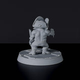 Fantasy miniatures of pirate Deck Goblins with sword and hat - dedicated set to army for Bloodfields tabletop RPG game