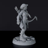 Dedicated set for tabletop RPG games and collectors - Human Female Fighter ver 2 miniature with bow and quiver