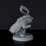 Dedicated set for Bloodfields Beastshape Tribe army - fantasy miniature of Volver with axe