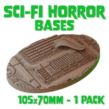 105x70mm Sci-fi Horror Round Base (Set of 1)