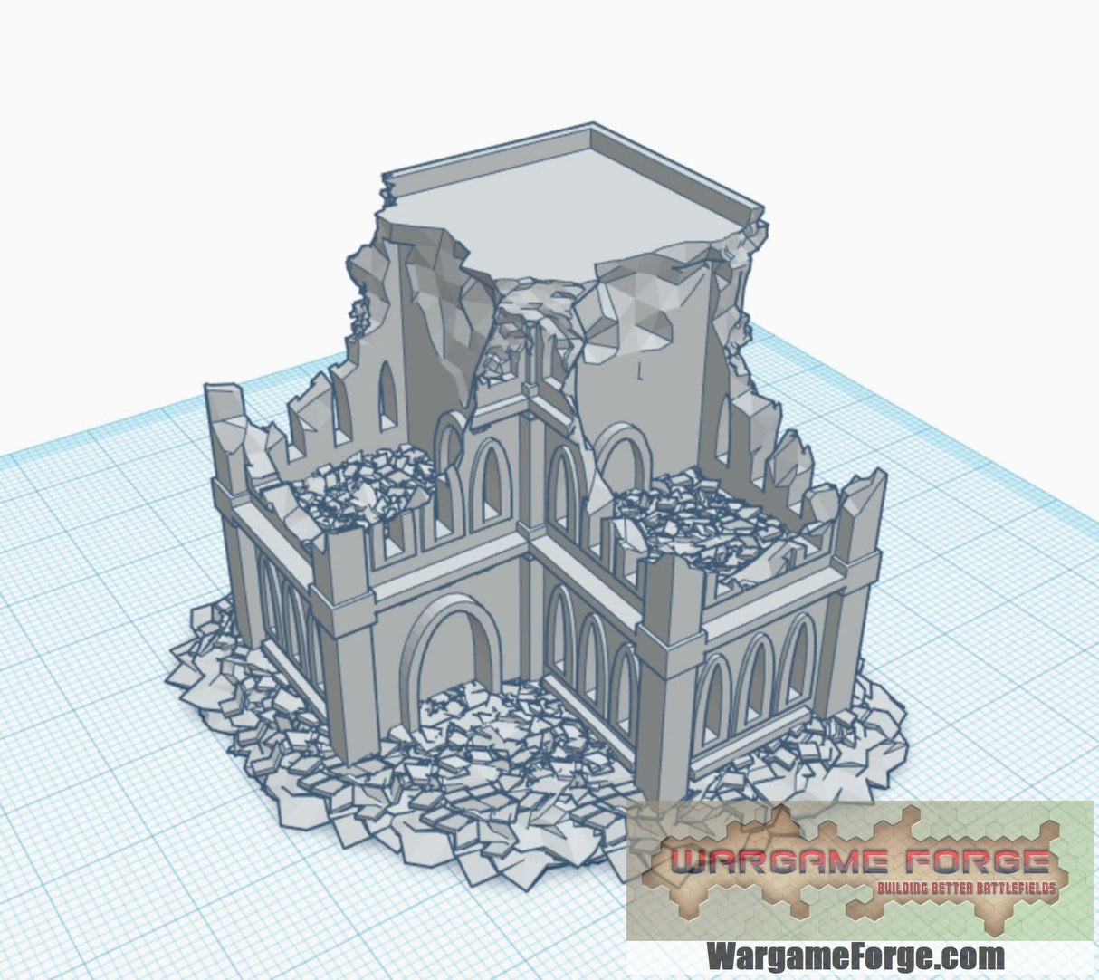 6mm / 8mm Gothic Ruins Mega Bundle (100 STLs)