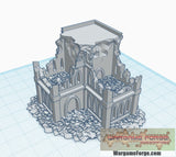 6mm / 8mm Gothic Ruins Mega Bundle (100 STLs)